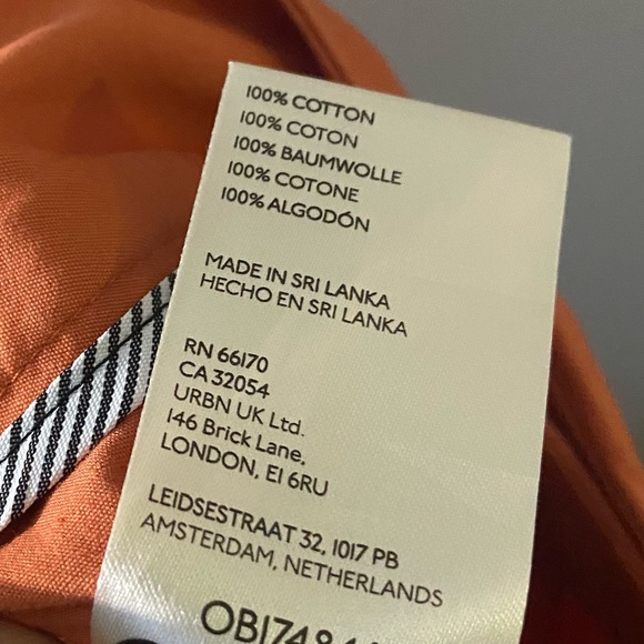 NWT Anthropologie | Burnt Orange Cropped Wide-Leg High Rise Trousers, 12 - Picture 11 of 11